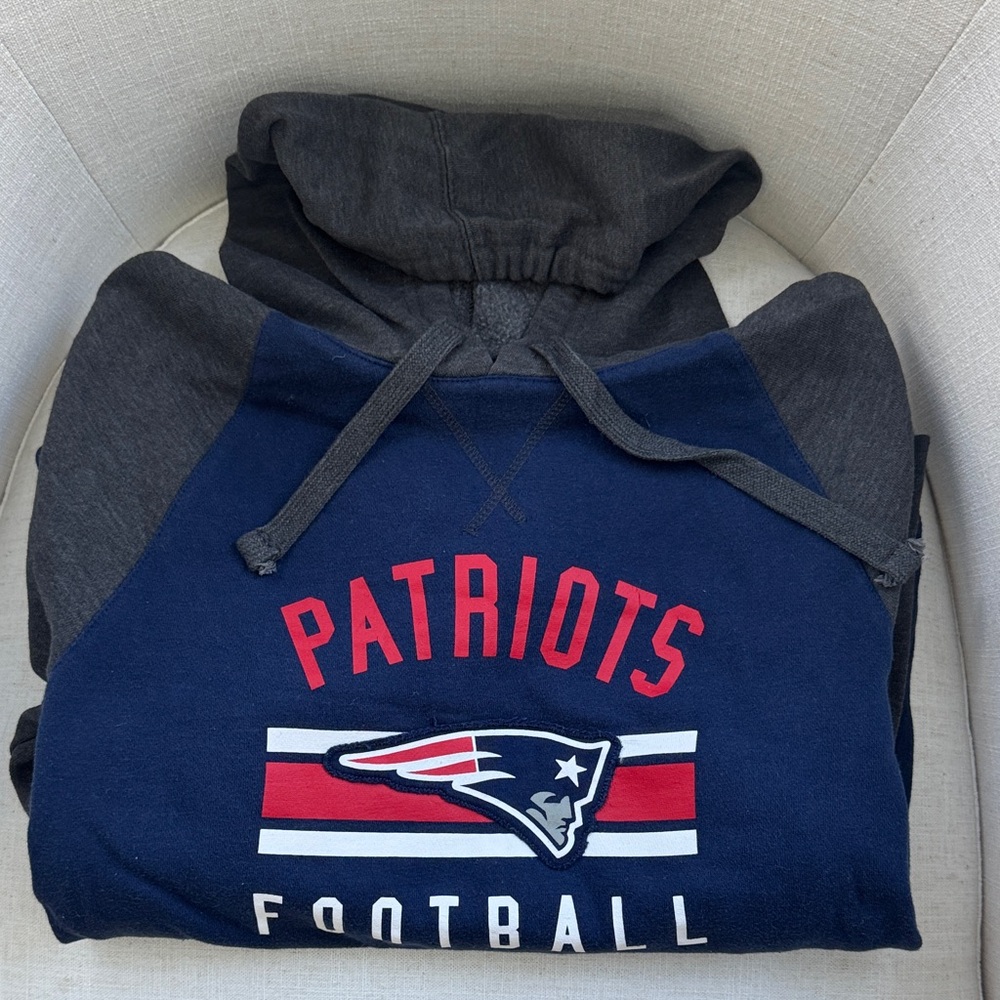 Patriots Navy and Gray Men's Sweater
